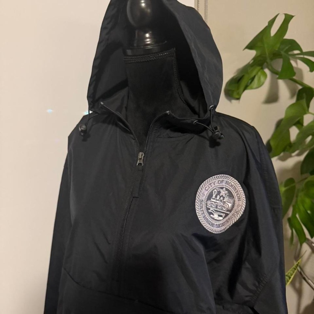 Houston Champion "South Side" Black Half-Zip Windbreaker – XL - Picture 2 of 5